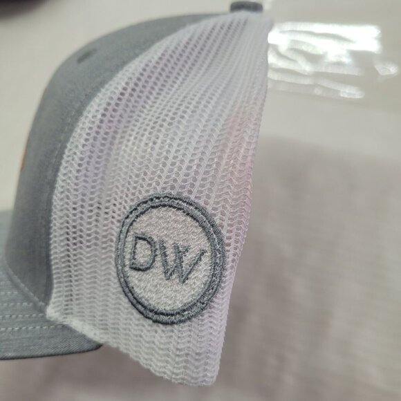 Good Ole Rocky Top Hat Cap Mens One Size‎ Gray Mesh Trucker Snap Back Richardson - Picture 10 of 11